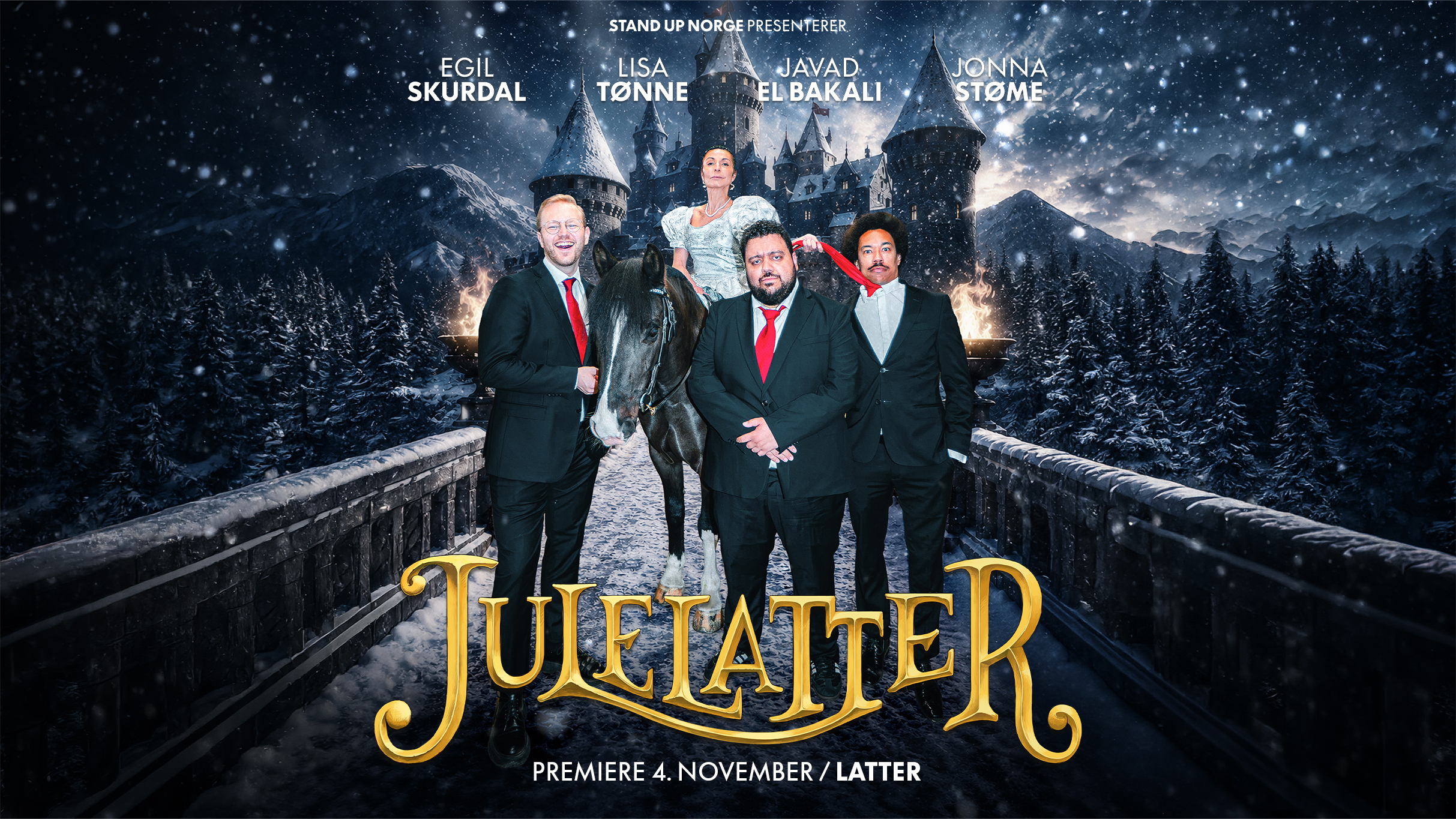 Julelatter - plakat
