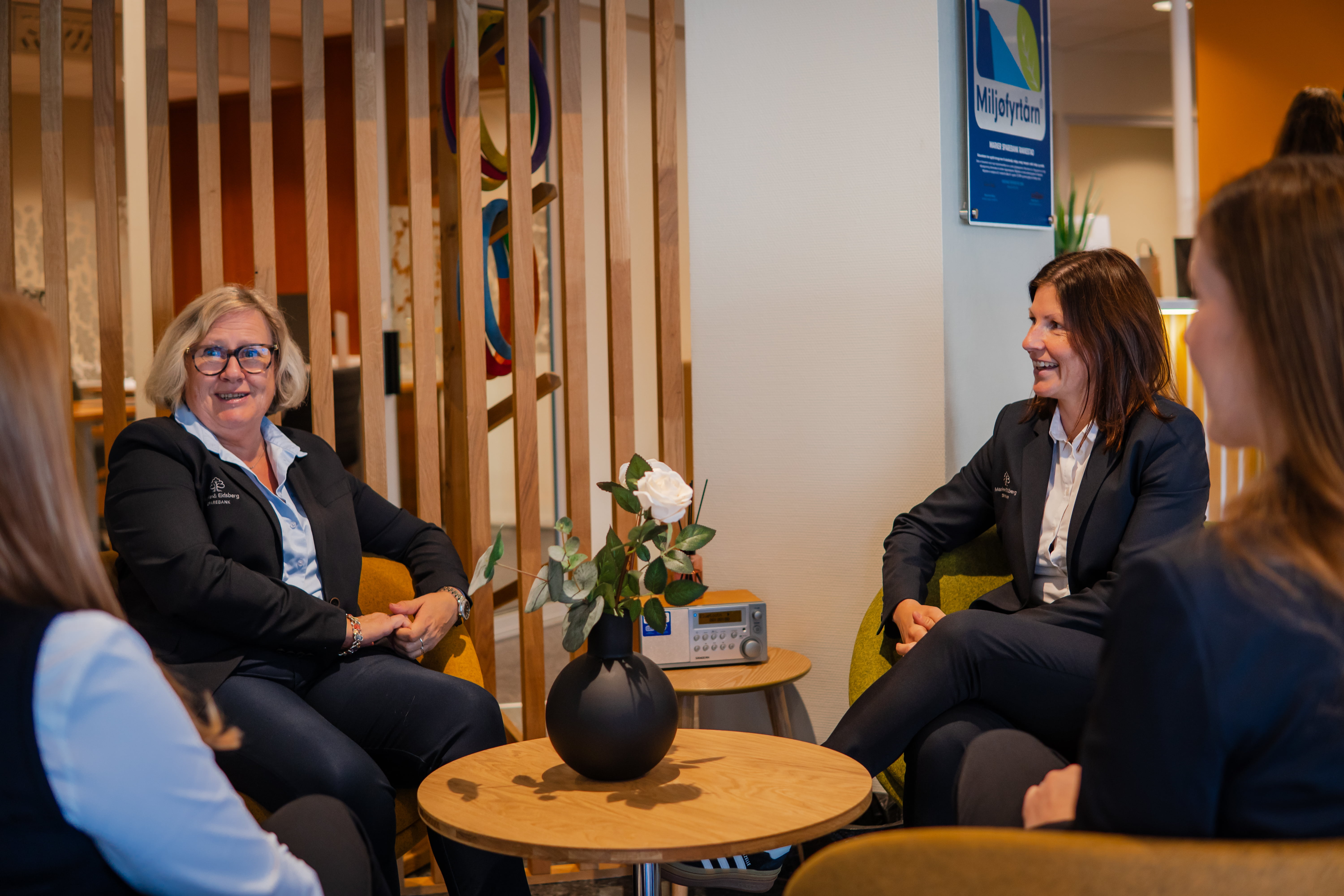 rådgivere i pauseprat